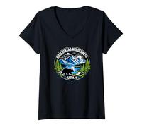 Women's High Uintas Wilderness Utah V-Neck T-Shirt