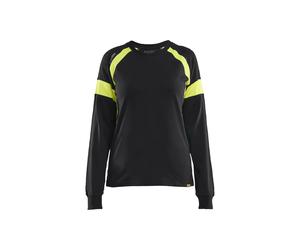 Women's high-visibility long-sleeve T-shirt Blaklader Noir XL