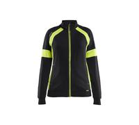 Women's high-visibility zip-up sweatshirt Blaklader Noir 2XL