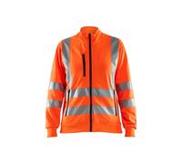 Women's high-visibility zip-up sweatshirt Blaklader Orange L
