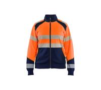Women's high-visibility zip-up sweatshirt Blaklader Orange M