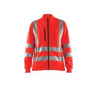 Women's high-visibility zip-up sweatshirt Blaklader Rouge 3XL