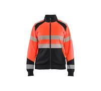 Women's high-visibility zip-up sweatshirt Blaklader Rouge XL