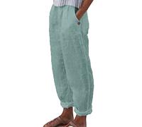 Women's High Waist Casual Relaxed Stretch Fit Cargo Combat Sweatpants - Black Stone Blue Grey Khaki Nude Rust - S/M - L/XL Petite Yoga Pants Sequin Shorts Womens Wide Leg Trousers (Mint Green, S)
