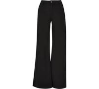 Urban Classics Wide Leg High Waist Chino Pants Black 27 Woman