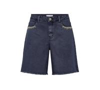 Women's high waist jean shorts Pulz Jeans Luca Vert 27