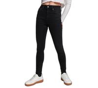 Women's high waist skinny jeans Superdry Vintage Noir 29x32