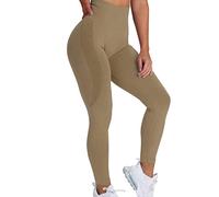Women's High Waist Slim Fit Sports Leggings Push Up Stretchy Flat Stomach Comfortable Chic Jegging Seamless Cheap Yoga for Gym Fitness Jogging Tights