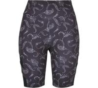 Urban Classics Aop Cycle Short Leggings Black L Woman