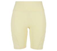 Women's high waist thighs Urban Classics Tech Mesh Jaune M