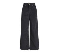 Women's high waist velvet pants Jack & Jones Gelly SN Noir 25x32