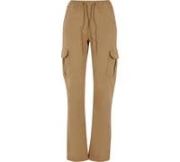 Women's high-waisted cargo Trousers Urban Classics Twill Beige M