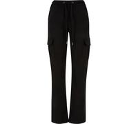 Women's high-waisted cargo Trousers Urban Classics Twill Noir M