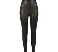 Women's high-waisted faux leather leggings Urban Classics Noir L