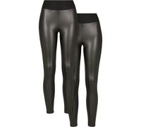 Urban Classics Faux Leather High Waist Leggings 2 Units Black 5XL Woman