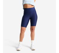 Women's High-waisted Fitness Cardio Cycling Shorts - Navy Blue