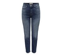 Women's high-waisted jeans Only Emily Icon CRO306 Bleu 26x32