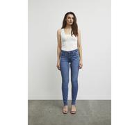 Women's high-waisted jeans Pulz Jeans Emmelina Skinny Bleu 25x32