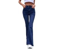 Women's High Waisted Jeans Work Trousers Flare Casual Slim Fit Classic Chic And Elegant Comfortable Vintage Everyday Trousers Going Out Passe-partout Streetwear Pants