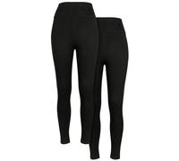 Urban Classics Jersey High Waist Leggings 2 Units Black S Woman