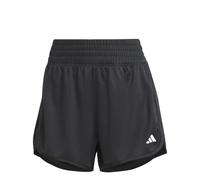 adidas Women's Pacer Essentials Knit High-Rise Shorts, Black, L Long