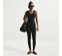 Nike Zenvy Women's High-Waisted Full-Length Leggings with No Front Seam - Black - Nylon/Elastane XL (UK 20-22)