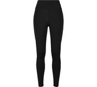 Women's high-waisted leggings Urban Classics biker tech mesh Noir M