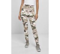 Women's high-waisted leggings Urban Classics Camo tech Rose XS