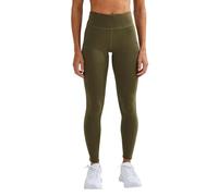 Women's High-Waisted Performance Leggings with Phone Pockets - Squat-Proof, Moisture-Wicking Workout Tights for Gym, Yoga & Running - Stretchy, Breathable (UK, Alpha, XL, Regular, Regular, Olive)