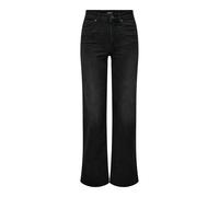 Women's high-waisted wide-leg jeans Only Madison Noir XSx30