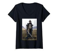 Women's Highlander The Kurgan There Can Be Only One V-Neck T-Shirt