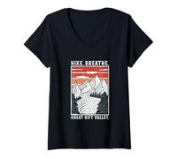 Womens Hiking - Great Rift Valley V-Neck T-Shirt
