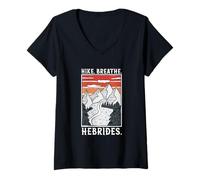 Womens Hiking - Hebrides V-Neck T-Shirt
