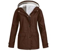 Women's Hiking Jacket, Waterproof, Softshell Jacket, Large Sizes, Rain Jacket, Fleece Lined Transition Jacket, Warm Outdoor Jacket, Oversized Windbreaker, Plain Functional Jacket, Cycling Jacket
