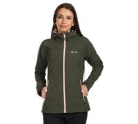 Women's hiking jacket with attached hood Kilpi Ravia 34