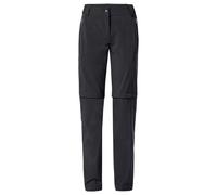 Women's hiking pants Vaude Farley Stretch ZO T-zip Pants III (black)