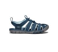 KEEN Women's Clearwater CNX Lightweight Sandals, Navy/Blue Glow, 3.5
