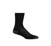 Women's hiking socks Icebreaker Hike + Light Crew (Black/Monsoon/Mink)