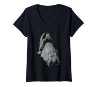 Women's Hilarious Geeky Male and Female Tortoises Mating V-Neck T-Shirt