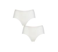 FALKE Women's Daily Comfort 2 Pack W Pa Cotton Breathable Pack of 2 Hipster Panties, White (White 2000), S
