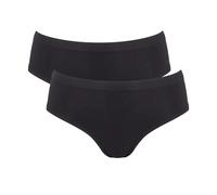 Women's hipster panties Sloggi GO Sense (x2) Noir XS