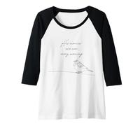 Womens His Mercies are New Every Morning Lamentations 3:22-23 Raglan Baseball Tee