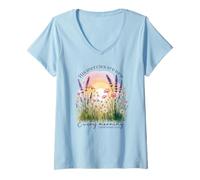 Womens His Mercies are New Every Morning - Lamentations 3:22, 23 V-Neck T-Shirt
