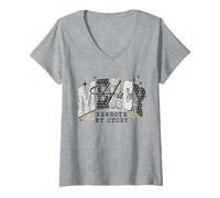 Womens His Mercy Rewrote My Story Christian Bible Verse Faith Based V-Neck T-Shirt