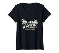Women's Historically Accurate Funny Medieval Reenactment Ren Faire V-Neck T-Shirt