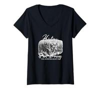 Women's History is Not Boring - A Fun Twist on The Past V-Neck T-Shirt
