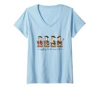 Women's History Teacher Silly Goose Spilling the Tea Since 1773 V-Neck T-Shirt