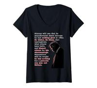 Womens History Will See Political Commentary Design with Powerful V-Neck T-Shirt