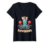 Womens Hit Different V-Neck T-Shirt