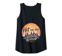 Womens Hit On Me Hubby Approves Swinger Lifestyle Naughty Adult Tank Top